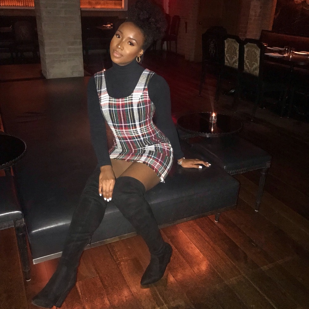 Plaid Mini dress